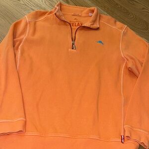 Tommy Bahama Coral Half-Zip Pullover